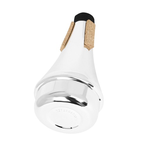 Silver trumpet practice - silver, mute