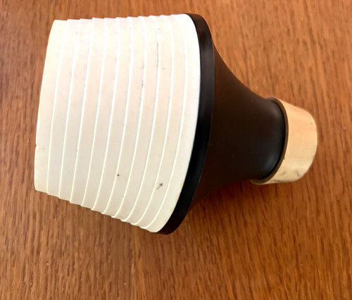 Trumpet muffle black - black, white