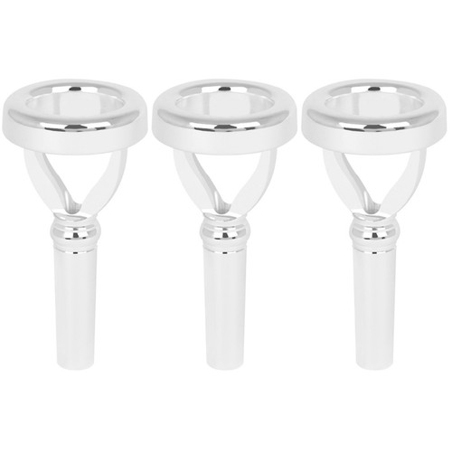 Silver brass trumpet mouth - silver,