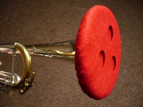 Trumpet felt mute vented - felt,