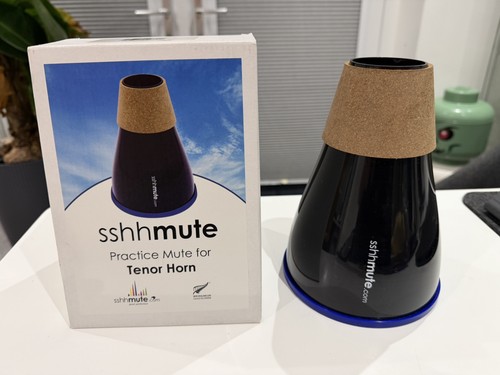 Boxed sshhmute tenor - tenor, horn